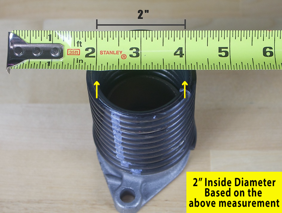 How to Measure Torsion Springs - A+ Garage Door Springs