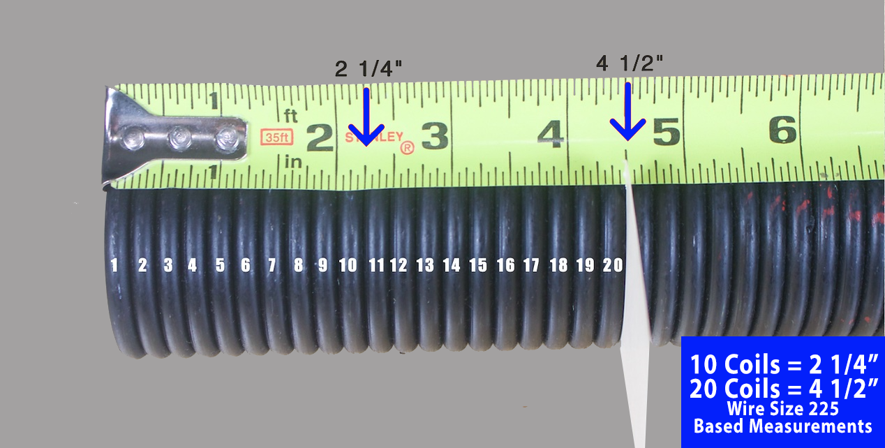 How to Measure Torsion Springs A+ Garage Door Springs